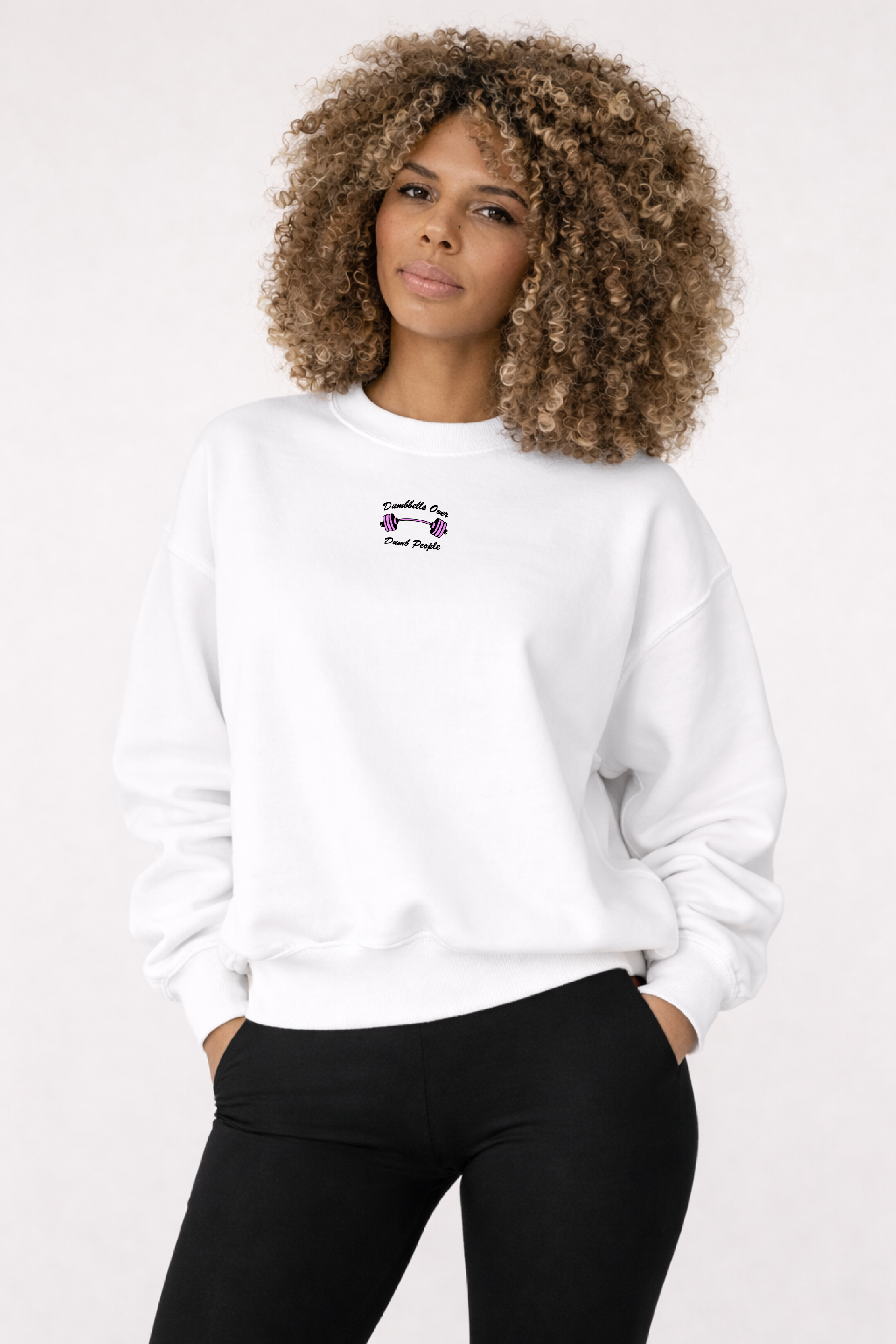 Dumbells over dumb people Sweatshirt
