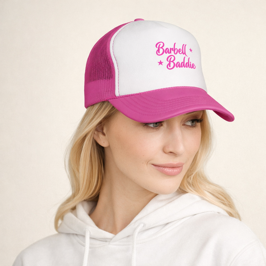 Barbell Baddie Trucker Cap