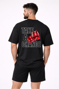 Take A Chance Graphic Oversized T‑Shirt