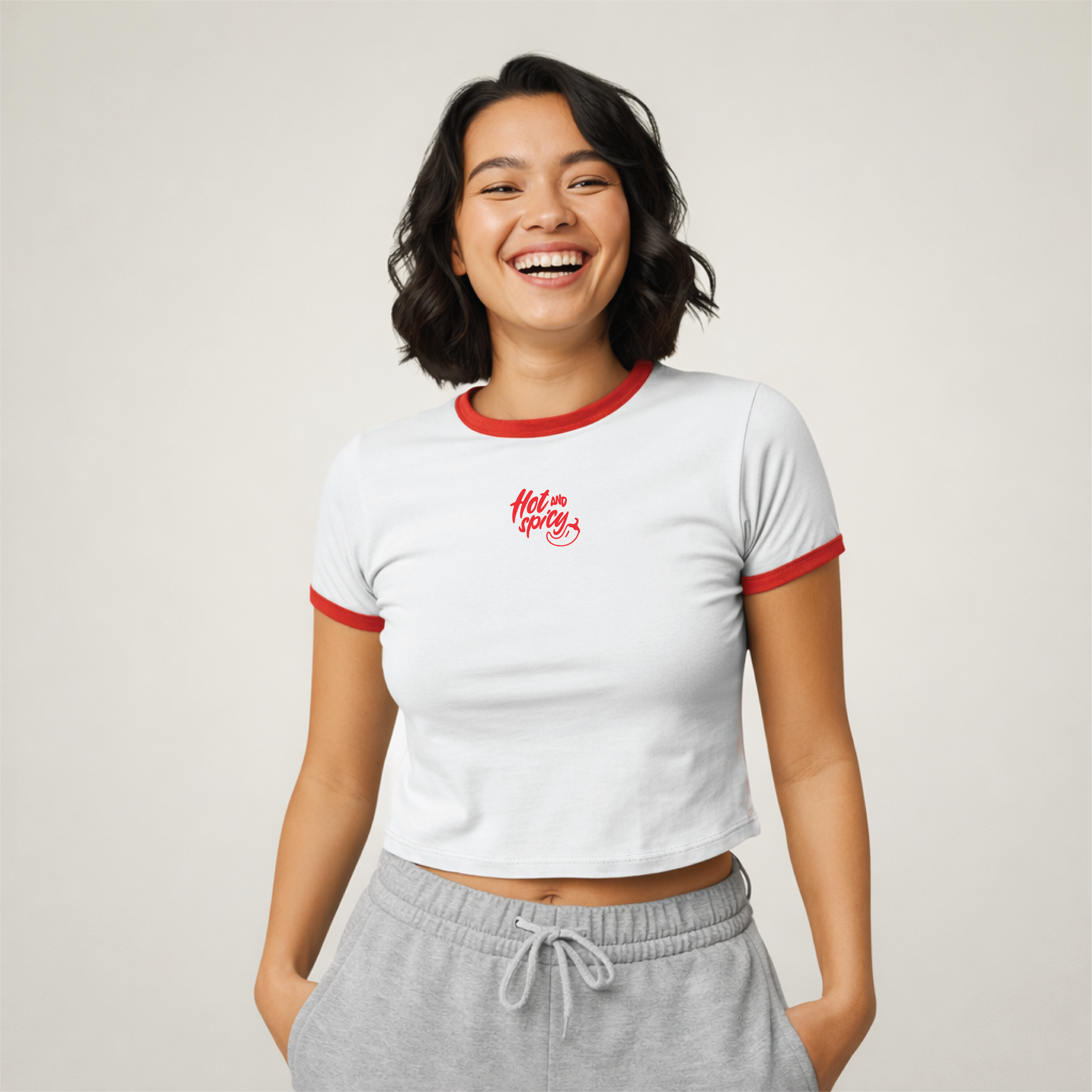 Hot & Spicy Women's Ringer Tee